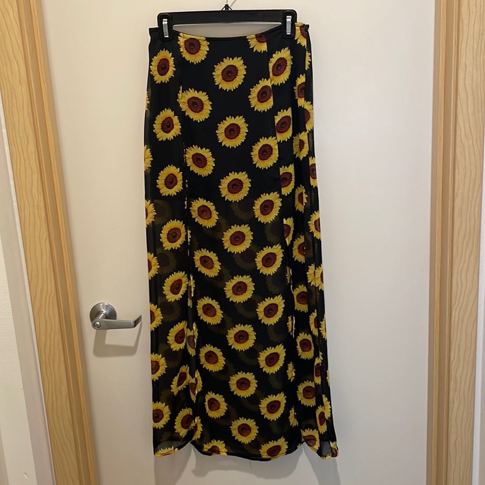 Sunflower maxi skirt